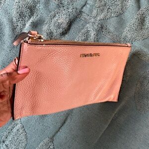 Michael Kors Blush Pink Leather Wristlet